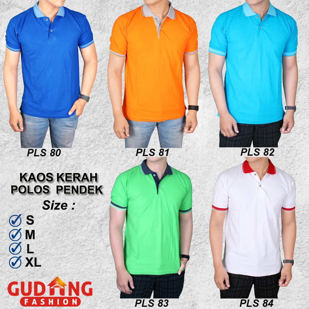 เสื้อยืดคอปกธรรมดาล่าสุด - PLS (COMB)