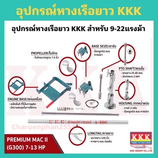 อุปกรณ์หางเรือยาวKKK กกหาง แท่นเรือ G300