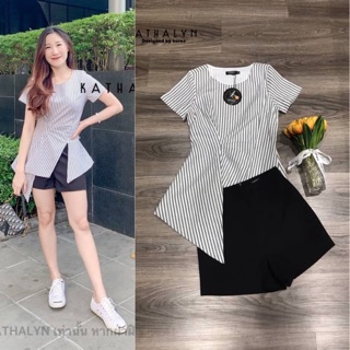 Set เสื้อ+กางเกงขาสั้น (S/M/L/XL) ป้าย KATHALYN