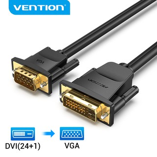 Vention Dvi To Vga สายเคเบิ้ล Dvi - D 24 + 1 1080 P 60 Hz Male To Male ตัวแปลง Dvi Vga EAB