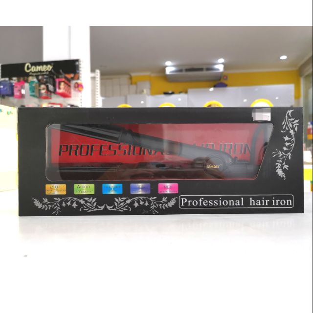 เครื่องหนีบผม​ vortex​ vt108​ ตรงได้ม้วนได้ เครื่องรีดผมvortex