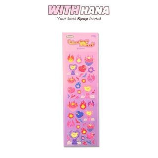 [READY STOCK] [MANTA BOX] Twinkle Burning Heart Sticker