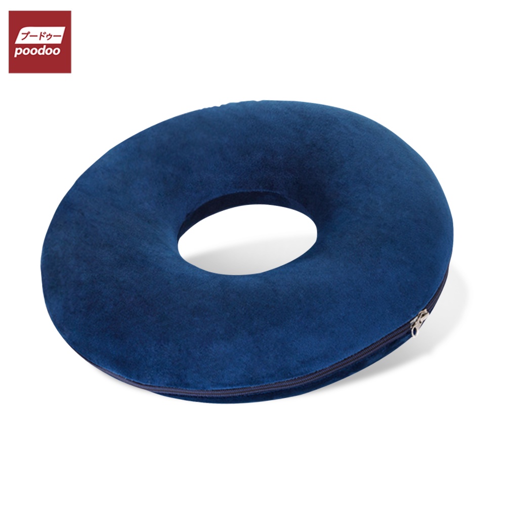 poodoo เบาะรองนั่ง เบาะนั่ง ทรงโดนัท เบาะโดนัท เบาะโฟมเมมโมรี่ รองรับสรีระได้ดี ทรงกลม