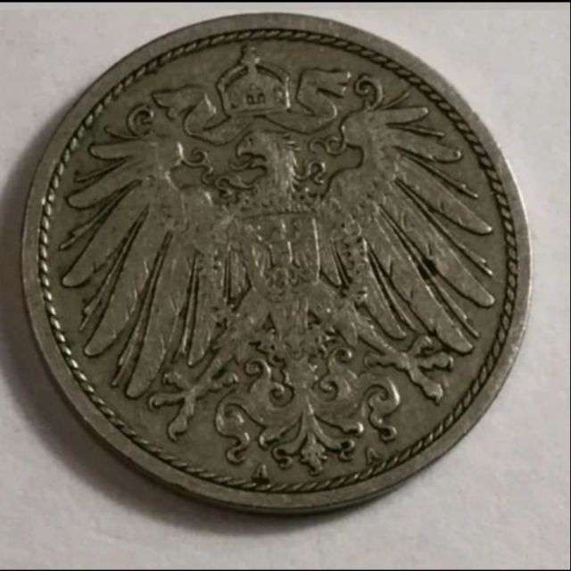 เหรียญต่างประเทศ 10 pfennig เยอรมัน ปี 1906
