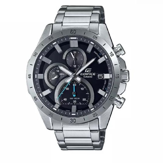 Casio Edifice นาฬิกาข้อมือผู้ชาย โครโนกราฟ เรซซิ่งสไตล์ สายสแตนเลส รุ่น EFR-571D-1A ของแท้ ประกัน CM