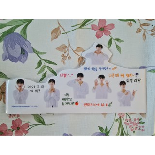 [พร้อมส่ง] สติ๊กเกอร์ จองอู Jungwoo NCT127 2021 Seasons Greetings Stickers