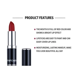 1 ชิ้น เซ็กซี่ สีนู้ด สีแดง สีน้ําตาล สีม่วง ลิปกลอส เนื้อแมตต์ ลิปกลอส กํามะหยี่ ลิปสติก แมตต์ กันน้ํา แต่งหน้า เครื่องสําอาง ติดทนนาน