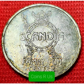 เหรียญต่างประเทศ อเมริกา Scandia token Family fun center ปี 2006 หายาก