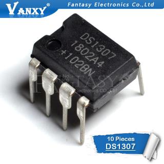 10PCS DS1307 DIP8 DS1307N DIP8 DIP new and original IC