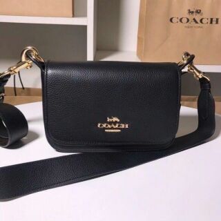 พร้อมส่ง Coach COACH SMALL JES MESSENGER WITH SIGNATURE CANVAS STRAPเเท้💯outlet