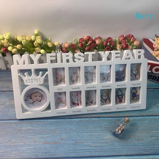 Mary My First Year Baby กรอบรูป สําหรับใส่รูปภาพ ความทรงจํา 0-12 เดือน