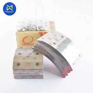 ผ้าเบรคหน้า ZM/สิงห์ (10ล้อ)  5นิ้วx15.5MM (C2) COMPACT (CB06640-01155)