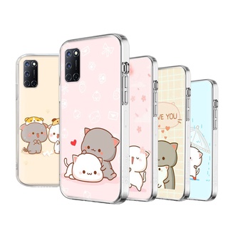 Wi-30 เคสโทรศัพท์มือถือแบบนิ่ม ใส ลายแมวชิบิ สําหรับ Tecno Camon 15 16 17 17P POP 4 5 Pova 2 Pro