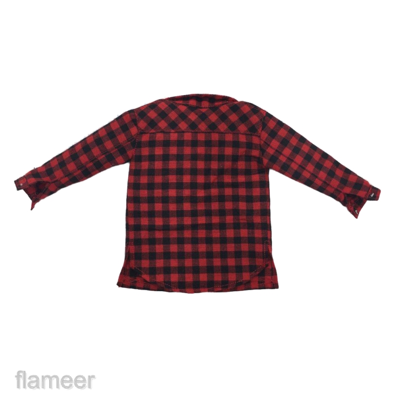 1/6 Scale Male Plaid Shirt Men Jacket Casual Wear for 12\” Action Figure Toys #4
