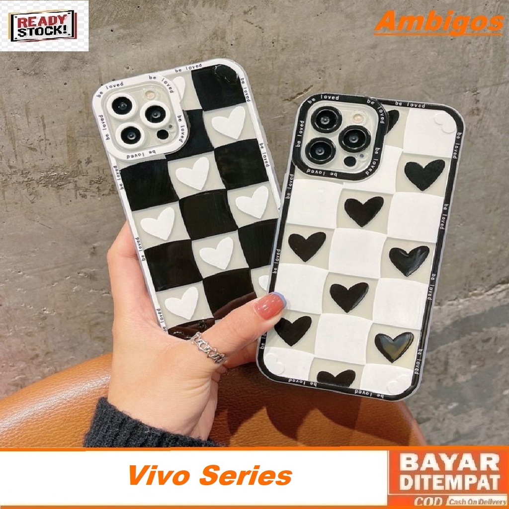 HP Vivo T1 5G Y55 5G Y75 5G Case SoftCase Liquid Be Loved TPU Premium กล้อง 3D โปร่งใส