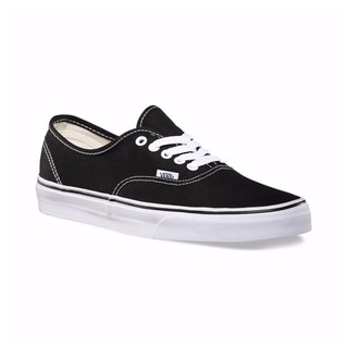 รองเท้าผ้าใบ VANS รุ่น Authentic , black , สีดำขาว