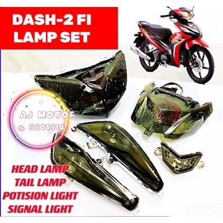 Dash ชุดฝาครอบไฟหน้า ไฟเบรก LED 2 FI สําหรับ HONDA DASH2 LAMPU