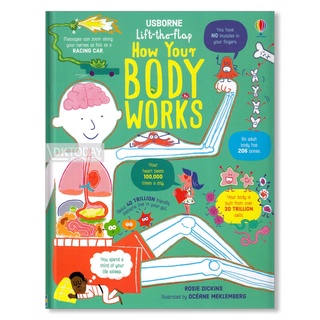 DKTODAY หนังสือ USBORNE LIFT-THE-FLAP HOW YOUR BODY WORKS
