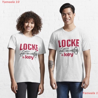 เสื้อยืดผ้าฝ้ายพิมพ์ลายขายดีlocke key _ locke and key Essential T-Shirt เสื้อยืดพิมพ์ลาย เสื้อยืดผู้หญิง เสื้อยืดผู้ชาย