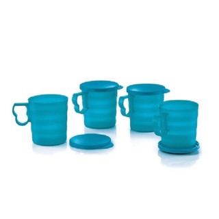 Tupperware Blossom Mugs ชุดแก้ว 4 ใบ ขนาด 350 ml ของแท้