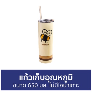 แก้วเก็บอุณหภูมิ ขนาด 650 มล. ไม่มีไอน้ำเกาะ - กระบอกน้ำเก็บอุณหภูมิ แก้วเก็บความร้อน แก้วเก็บอุณหภูมิร้อนเย็น