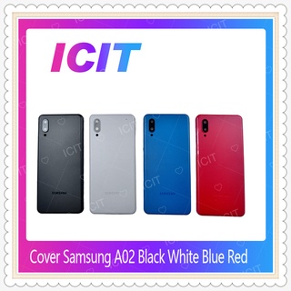 Cover Samsung A02 อะไหล่ฝาหลัง หลังเครื่อง Cover อะไหล่มือถือ คุณภาพดี ICIT-Display