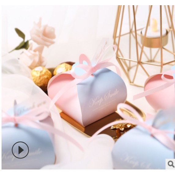 PK 30ชิ้น พร้อมส่งจร้า กล่องของขวัญ ของชำร่วย กล่องขนม กล่องลูกอม
