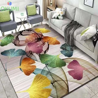 OKUMI_SHOP พรมปูพื้น ขนาด 120x160 ซม พรมปูพื้นห้องนั่งเล่น carpet พรมตกแต่งบ้าน(สุ่มลาย)