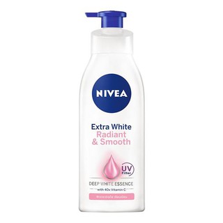 โลชั่นบำรุงผิวกาย ลึกถึงเซลล์ผิว ด้วยวิตามินซี 40 เท่า นีเวีย NIVEA EXTRA WHITE RADIANT &amp; SMOOTH 400มล.