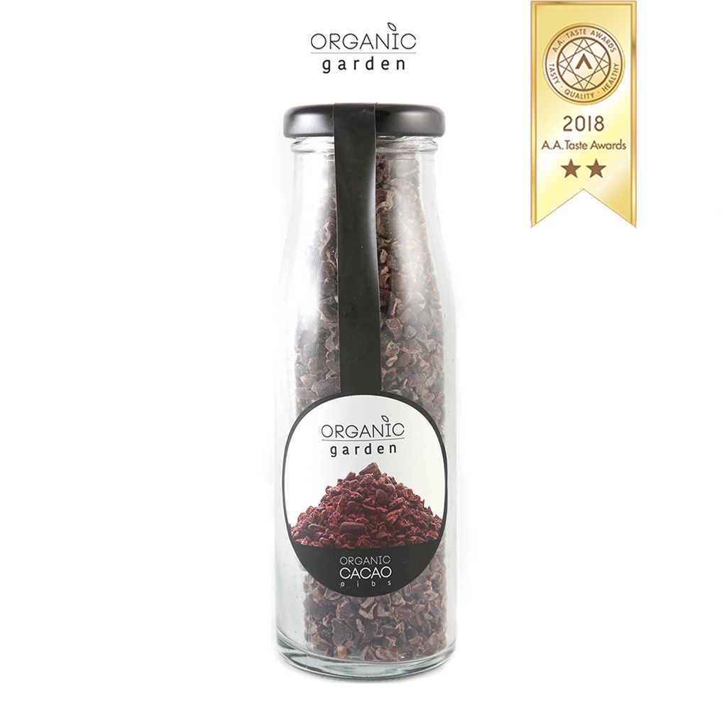 คาเคานิบส์ 90กรัม Organic garden Cacao Nibs 90g.