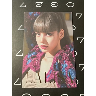 การ์ดลิซ่า Lisa จาก photobook 0327 และ Lalisa