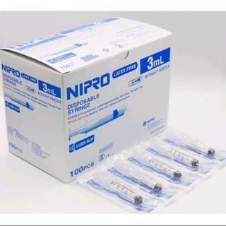 Syringe (1ชิ้น/แพ็ค) ไซริงค์ ป้อนนมชูการ์ กระบอกฉีดยาแบบไม่มีเข็ม หลอดฉีดยา Nipro