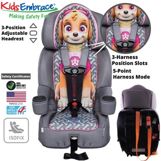 คาร์ซีทสำหรับเด็กโต พาวเพโทร สกาย KidsEmbrace Nickelodeon Paw Patrol Skye Combination Harness Booster Car Seat