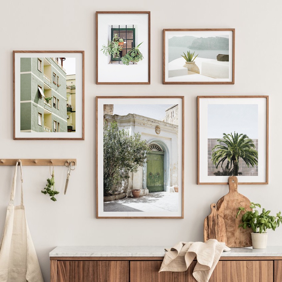 Puglia Olive Tree ประตูพิมพ์อิตาลีภูมิทัศน์ Wall Art ภาพวาดผ้าใบโปสเตอร์และพิมพ์ภาพสําหรับห้องนั่งเล