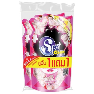 น้ำยาถูพื้น กลิ่นโมเดิร์น Spaclean  ชมพู 700 มล. 1 แถม 1 น้ำยาถูพื้น Floor mop, modern scent, Spaclean Pink, 700 ml. 1 g