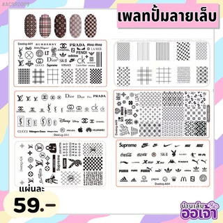 ปั้มลายเล็บ เพลทปั้ม ตัวปั้ม