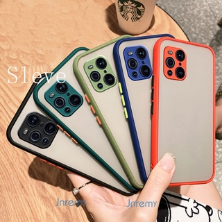 เคส OPPO Reno 5F 4F A94 A93 A74 A73 2020 แข็ง เคลือบด้าน นิ่ม กันกระแทก เคส Find X3 Pro