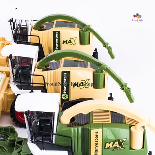 ProudNada Toys ของเล่นเด็กรถเกี่ยวข้าวฝาครอบ FARM SERIES FARM VEHICLE NO.0488-146