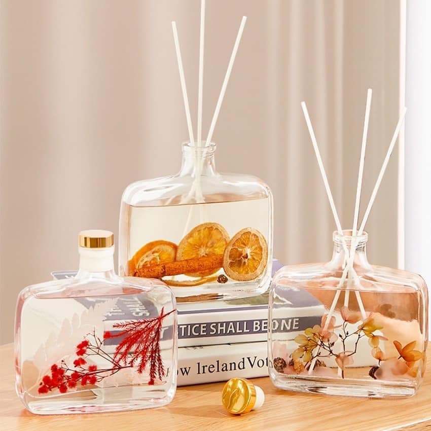 ก้านไม้หอม ปรับอากาศ 120ml พร้อมกล่อง ก้านน้ำหอม น้ำหอมดับกลิ่น กลิ่นโรงแรมห้าดาวHilton