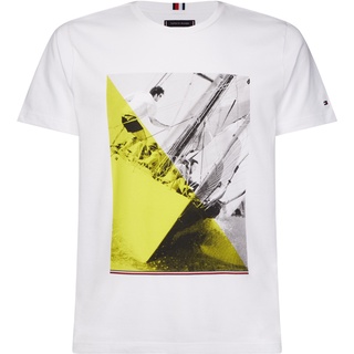 Tommy Hilfiger เสื้อยืดชาย รุ่น MW0MW12527 สีขาว