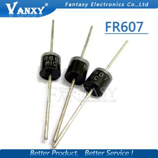 ไดโอดฟื้นตัวเร็ว FR607 6A 1000V 20 ชิ้น