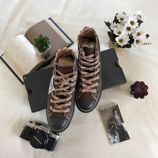 รองเท้า CONVERSE HI  BROWN CLASSIC Unisex ของแท้ 100% (ค)