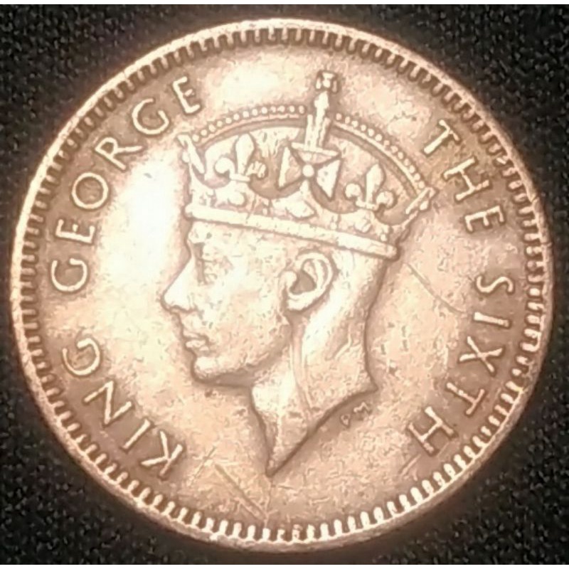 แหลมมาลายู ในอาณานิคมของอังกฤษ (Malaya : Malaysia), ปี 1948, 5 Cents,  King George VI