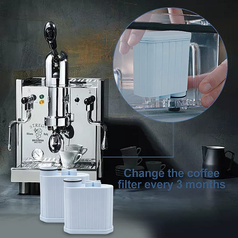 2 Pcs Coffee Machine Water Filters Replacement Parts for Philips CA6903