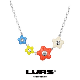 Lurs Screw Flower Necklace