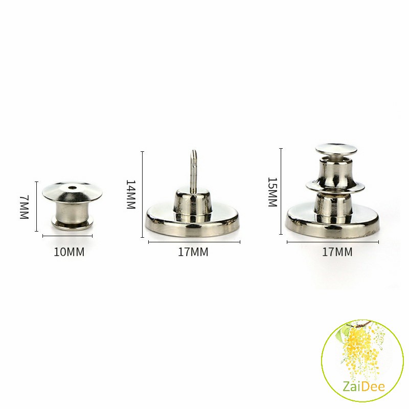 กระดุม  ปรับเอวกางเกง ปุ่มที่ถอดออกได้ เป็นเข็มหมุด ปรับได้ตามต้องการ  jeans buttons - รูปที่ 3