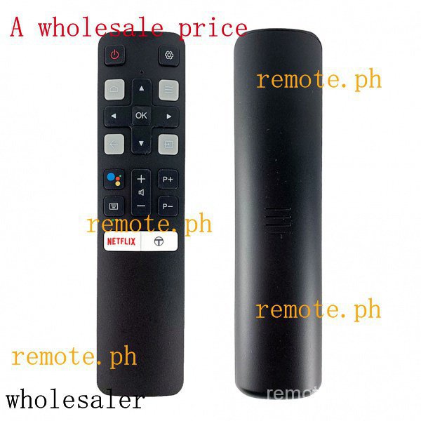 Original RC802V FUR6 Google Assistant Voice รีโมทคอนโทรลสําหรับ TCLTV 40S6800 49S6500 55EP680 เปลี่ยน RC802V FMR1 65P8S 55P8S