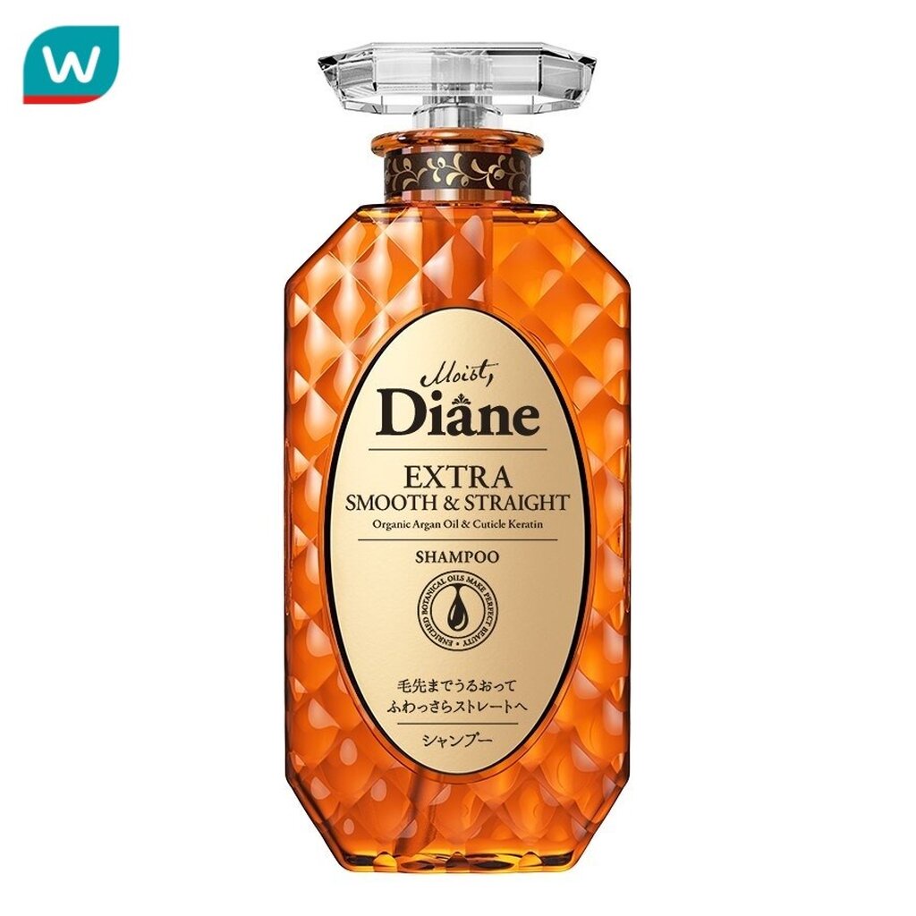 Moist Diane มอยส์ ไดแอน แชมพู เอ็กซ์ตร้า สมูธ แอนด์ สเตรท 450 มล.