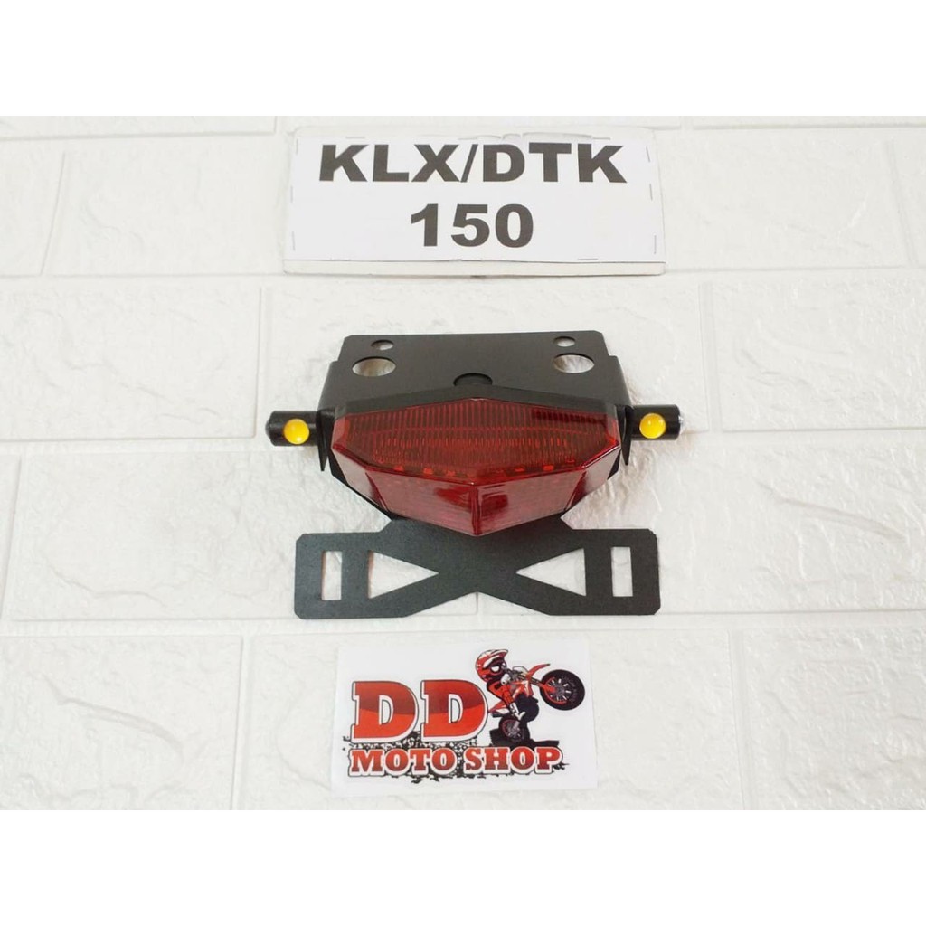 ท้ายสั้น KLX150 D-Tracker150 BF150 DTK150 #ใส่ไฟเลี้ยวตาแมว #โครงเหล็กหนา 1.2 mm