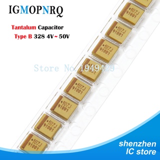 ตัวเก็บประจุแทนทาลัม Type B 1UF 4.7UF 10UF 47UF 100UF 220UF 4V 6.3V 16V 20V 25V 35V 50V 3528 1210 227 476 107 475 10 10 ชิ้น